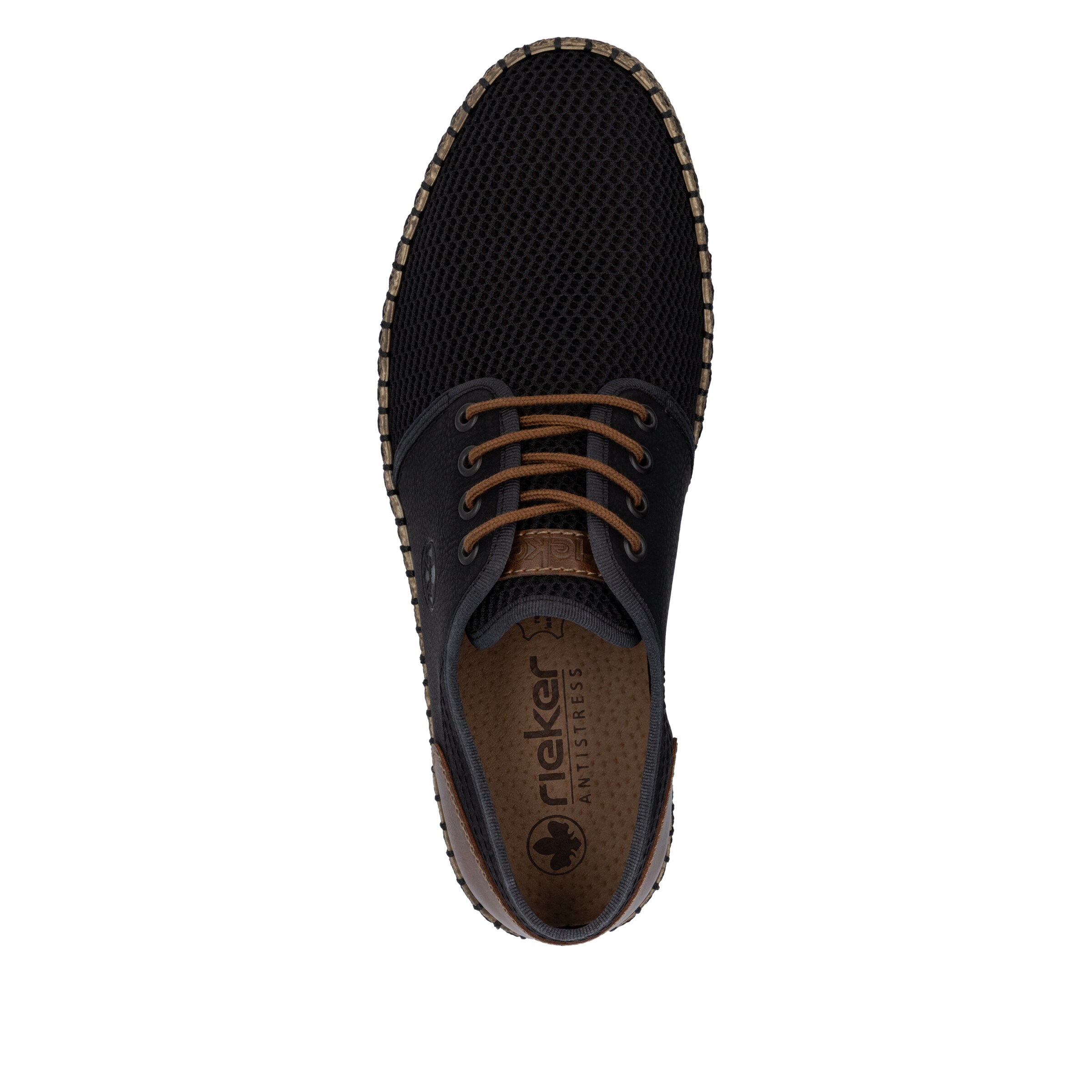 Rieker Lace-Up Shoes in Black