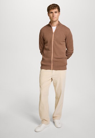 Kronstadt Gebreid vest 'Erik' in Bruin