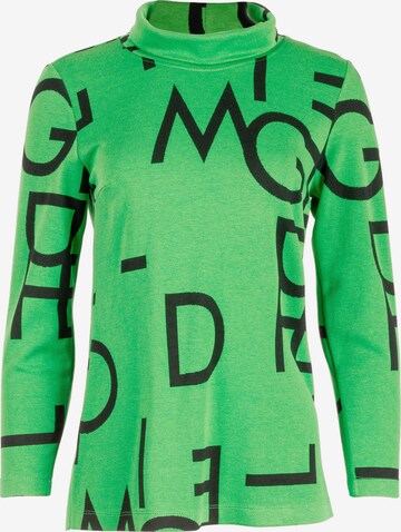 HELMIDGE Blouse in Groen: voorkant