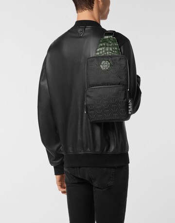 Philipp Plein - Mala de ombro em preto: frente