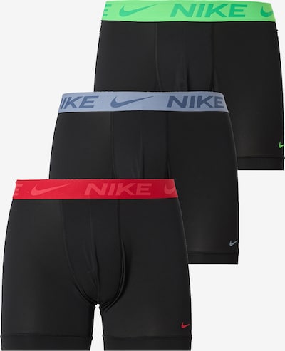 XS dydžio Sportinės trumpikės 'Essential' iš NIKE Underwear, spalva – šviesiai mėlyna / neoninė žalia / šviesiai oranžinė / juoda, Prekių apžvalga