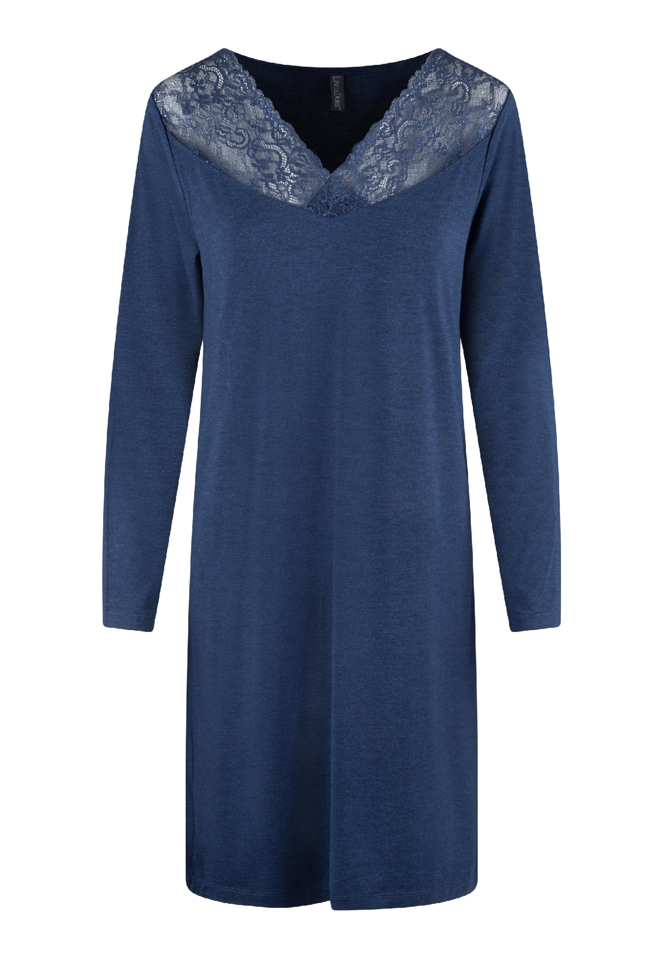 Camicia da notte di LingaDore in blu: frontale