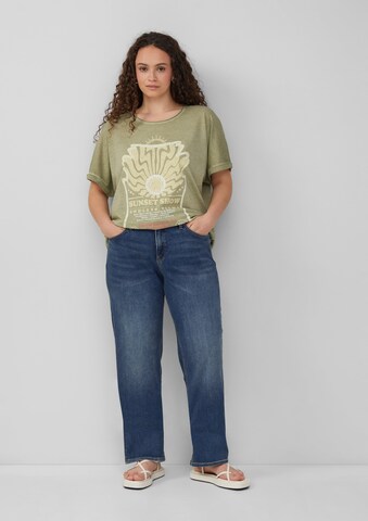 QS T-Shirt in Grün