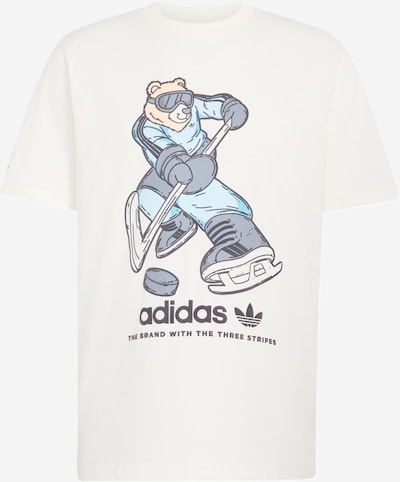 ADIDAS ORIGINALS Camisa 'Hockey-Bär' em XS em azul pombo / azul claro / branco, Vista do artigo