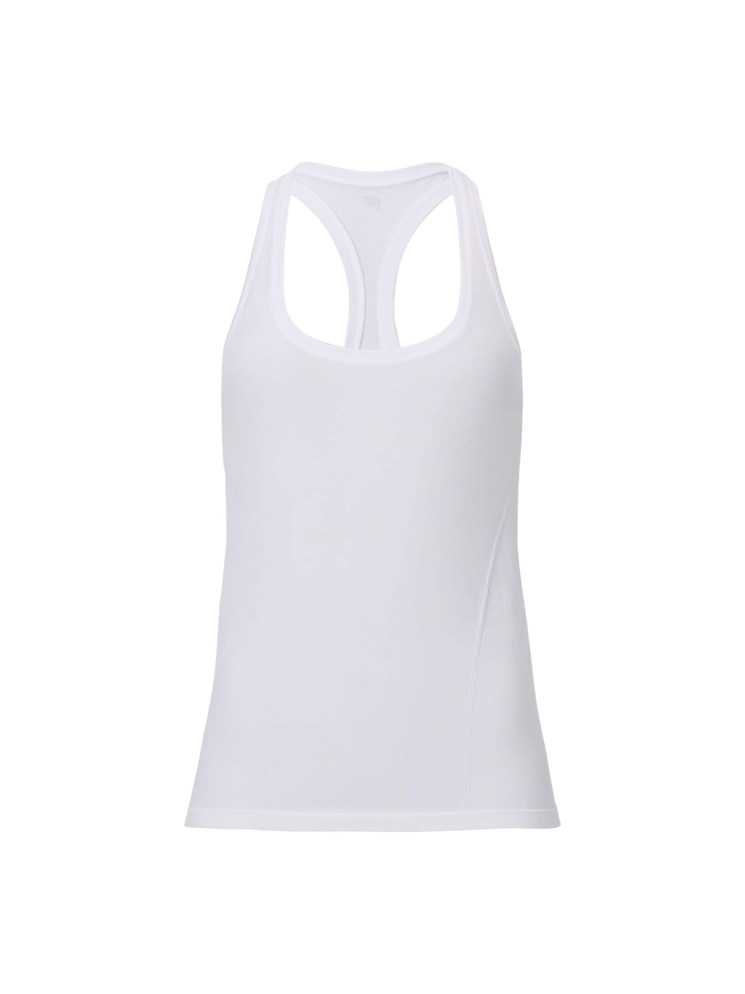 Fabletics Top 'FEATHER TECH+ RACERBACK TANK' in Weiß: Vorderseite