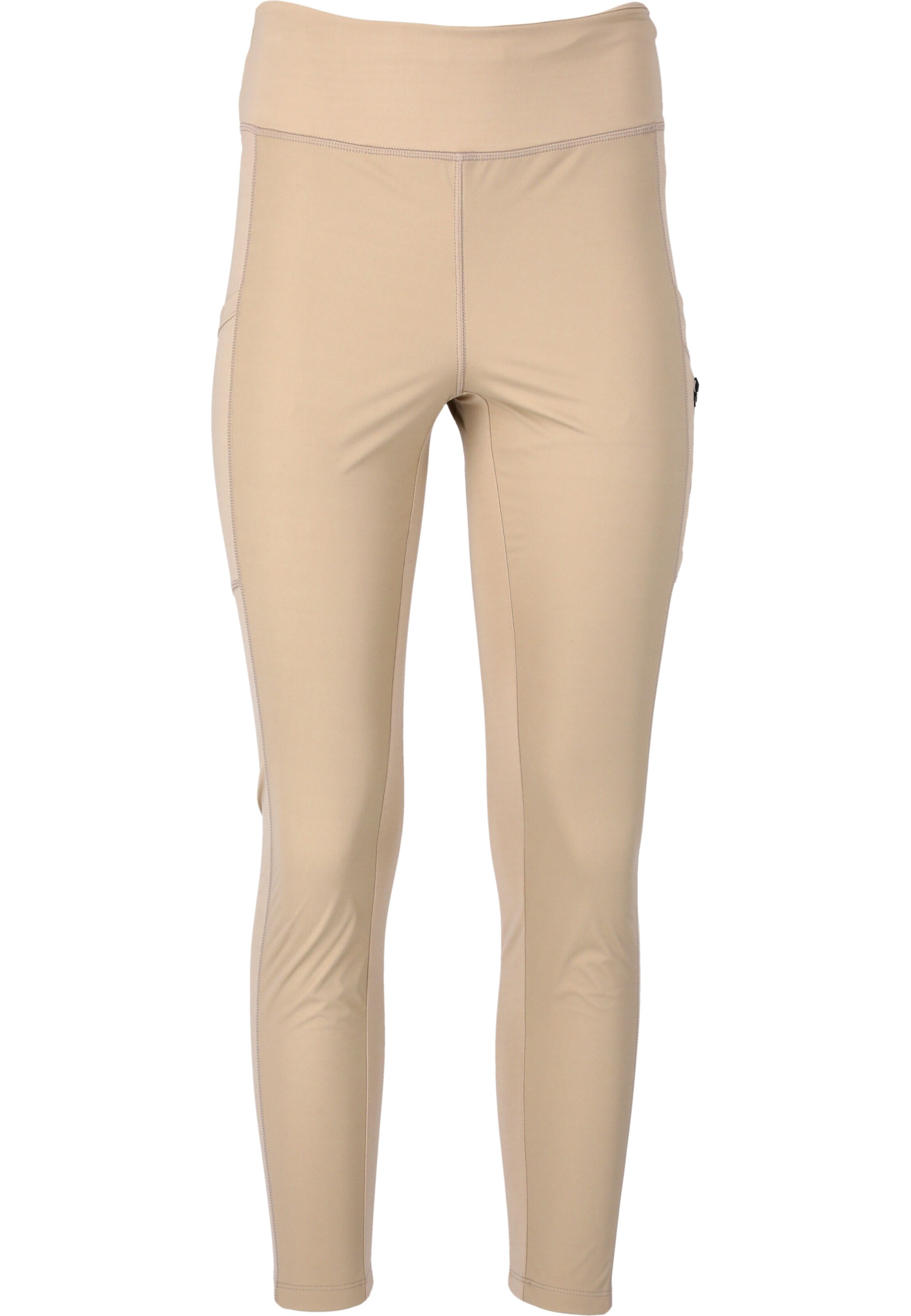 ENDURANCE Skinny Sportbroek 'Janney' in Beige: voorkant
