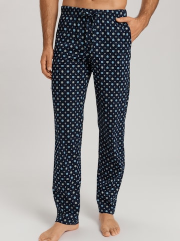 Hanro Pyjamabroek ' Night & Day ' in Blauw: voorkant