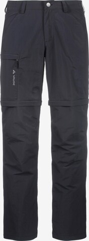 VAUDE Regular Workout Pants 'Farley' in Black: front