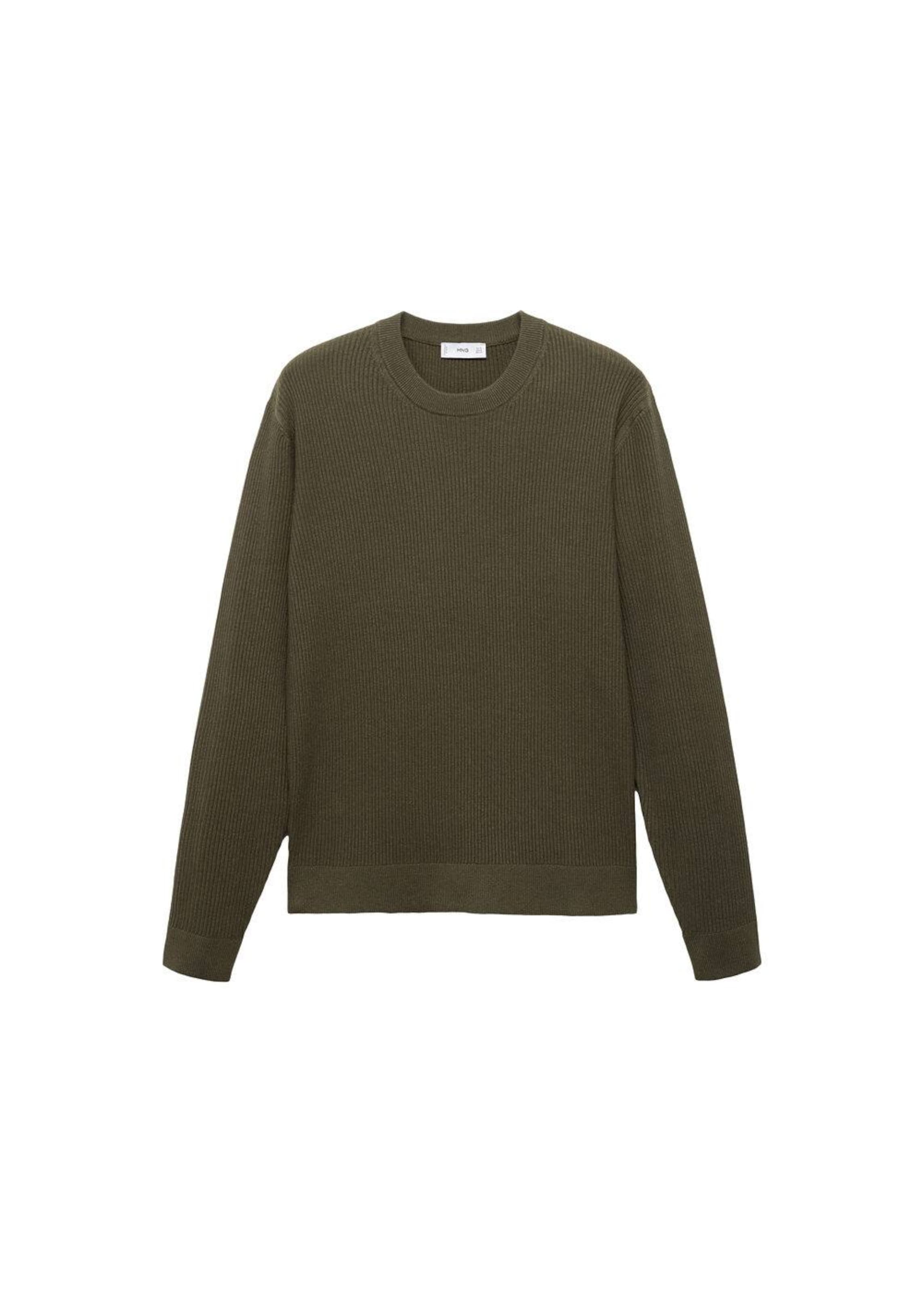 MANGO MAN Pullover 'Antigua' in Grün: Vorderseite