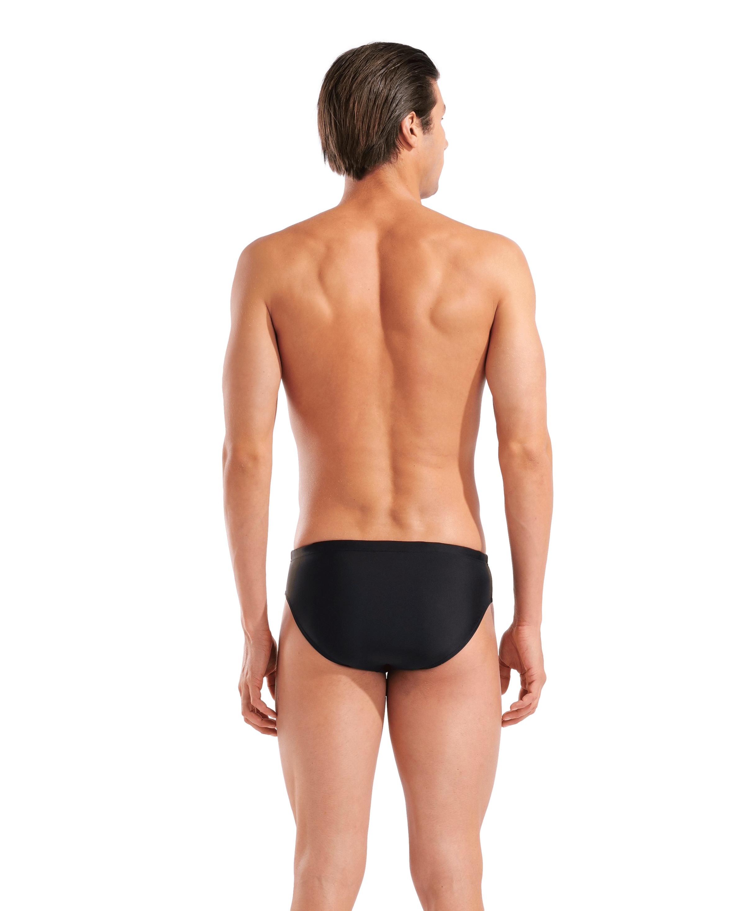 ARENA Athletic Swim Trunks in Black