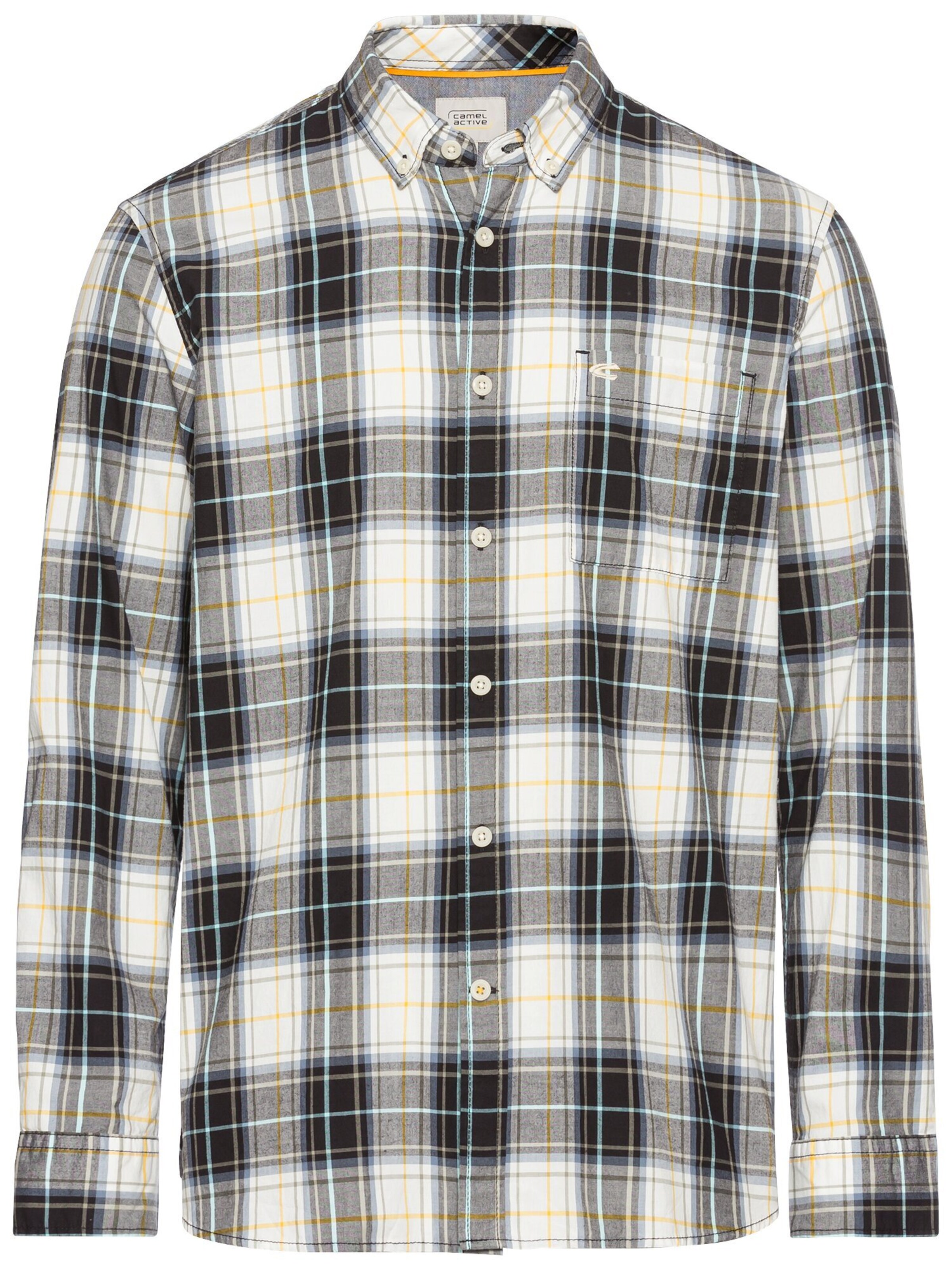 CAMEL ACTIVE Regular Fit Hemd in Grau: Vorderseite