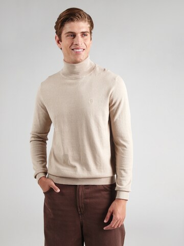 Pull-over bugatti en beige : devant
