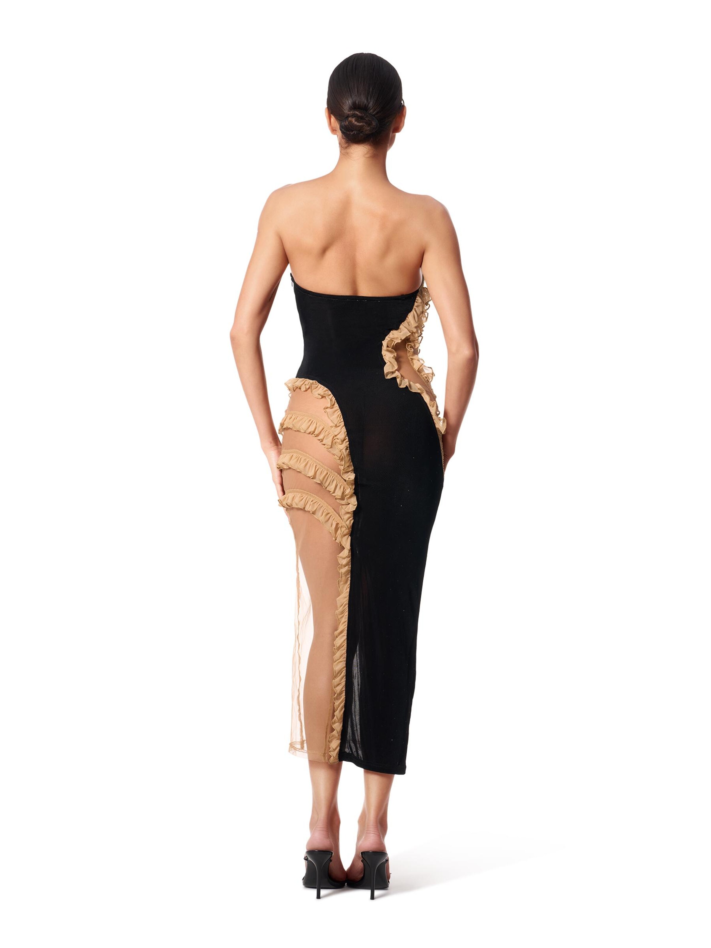 GOD SAVE QUEENS Evening dress 'I'm Here Dress' in Black