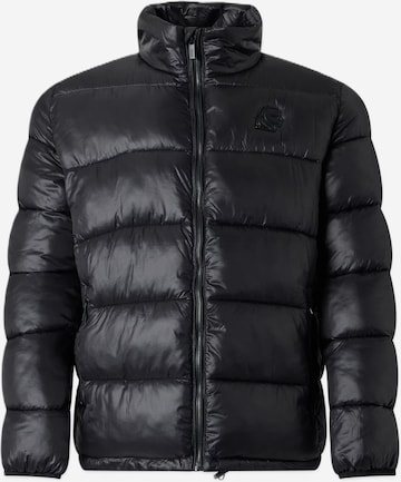 Geacă de primăvară-toamnă de la Karl Lagerfeld pe negru: față