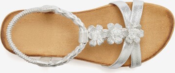 LASCANA Sandals in Silver