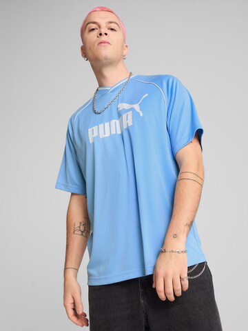 PUMA Функциональная футболка 'ESS' в Синий: спереди