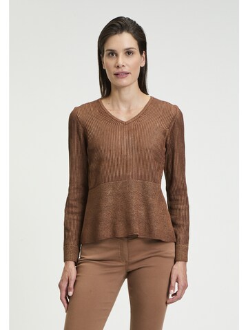 Pull-over Betty Barclay en marron : devant