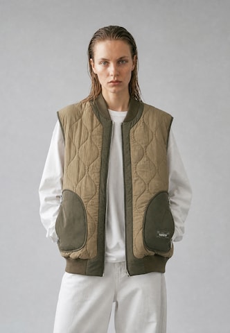 Vertere Berlin Bodywarmer in Groen: voorkant