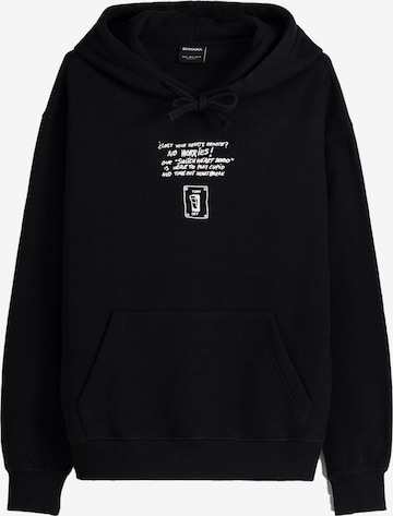 Bershka Sweatshirt i svart: forside