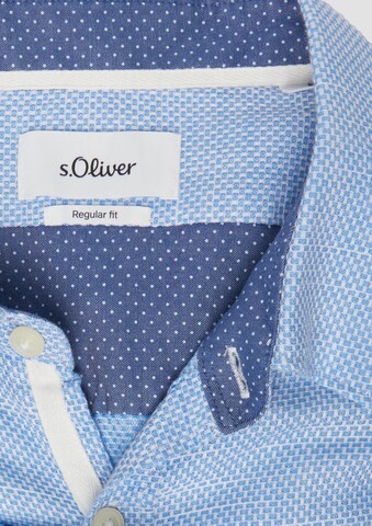 Coupe regular Chemise s.Oliver en bleu