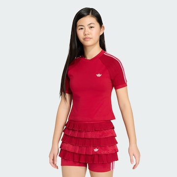 ADIDAS ORIGINALS - Camiseta en rojo: frente