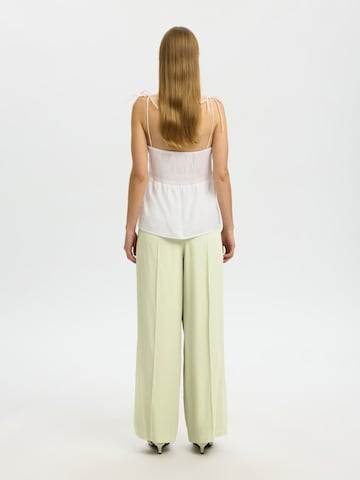 SELECTED FEMME Wide Leg Hose 'SLFEXTRA'‌‌ in Grün