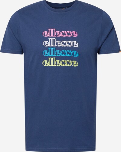 ELLESSE T-Shirt 'Bravia' in navy / gelb / rosa / weiß, Produktansicht