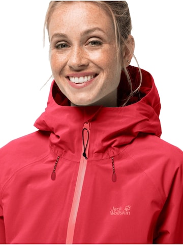 Veste outdoor JACK WOLFSKIN en rouge