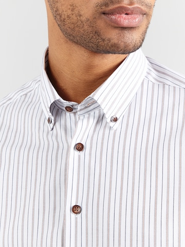 bugatti Klasický střih Košile – hnědá