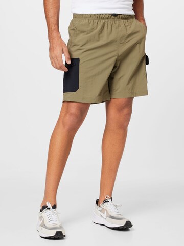 COLUMBIA Regular Outdoor Pants 'Summerdry' in Green: front