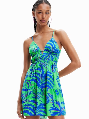 Desigual Plážové šaty 'MILOS' - Zelená: predná strana