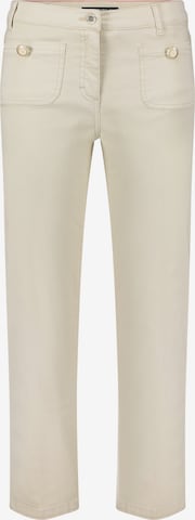 Betty Barclay Slimfit Casual-Hose mit aufgesetzten Taschen in Beige: predná strana