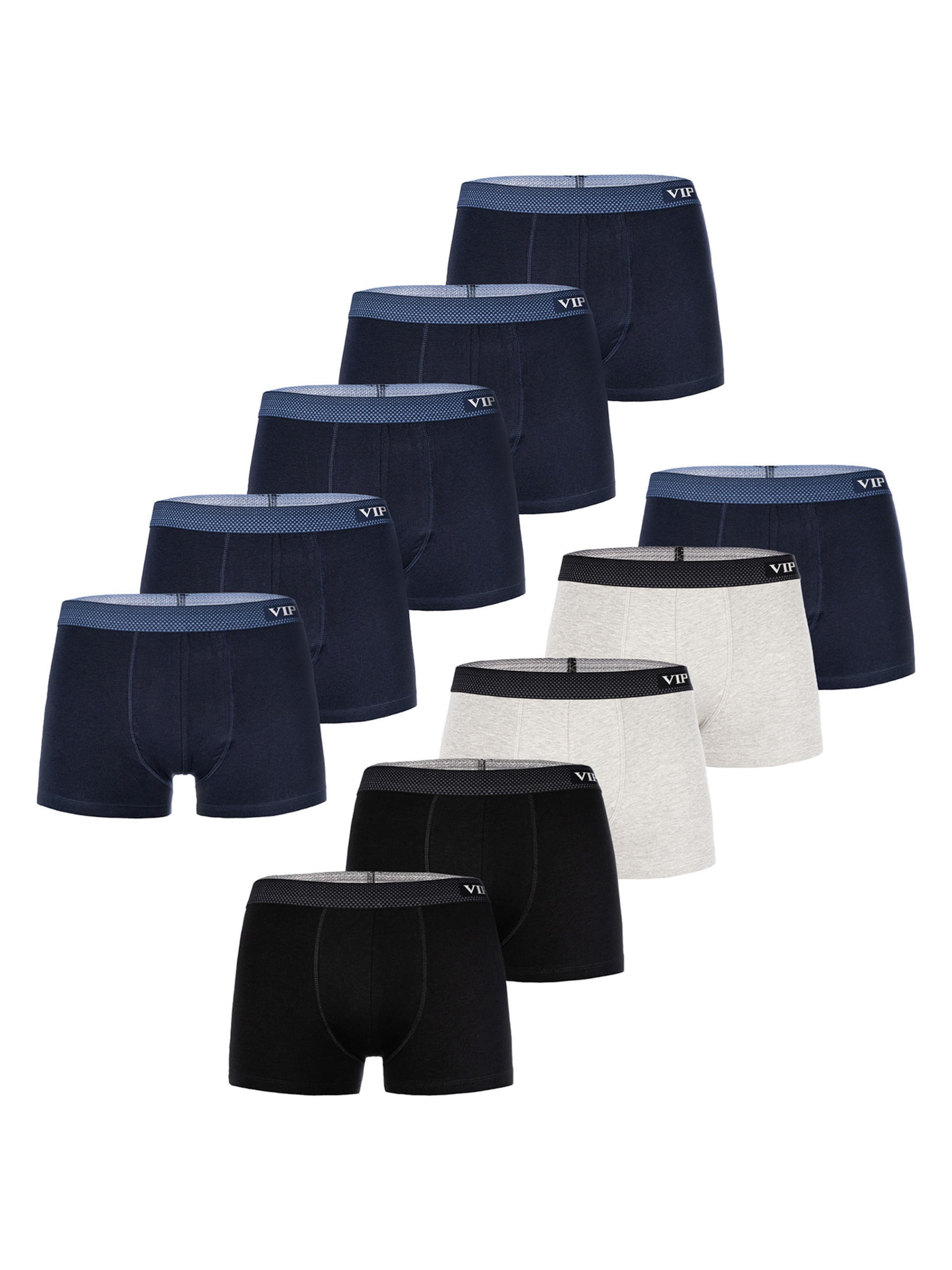 VIP Boxer shorts ' Premium Jersey Stretch ' in Blue: front