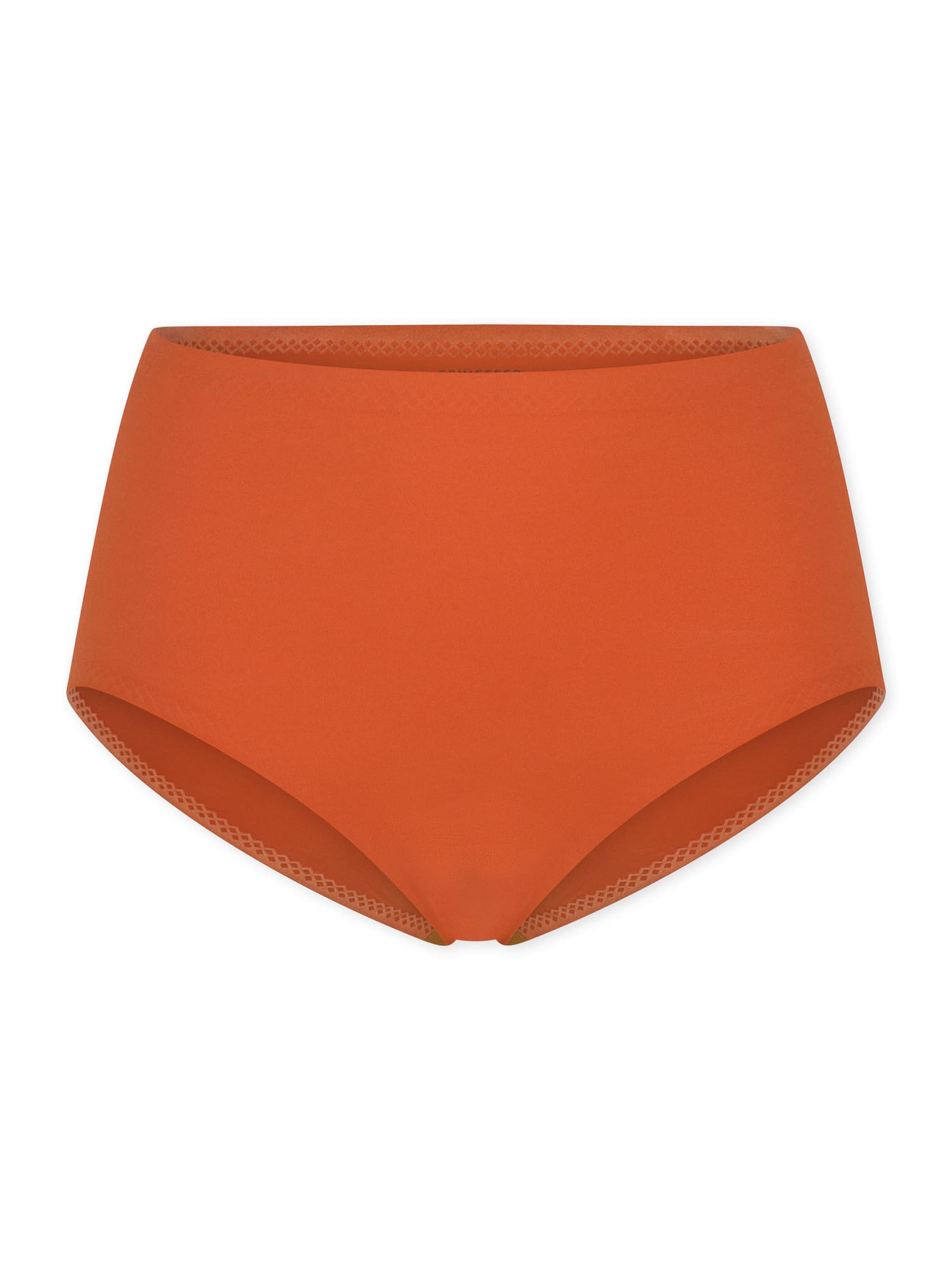SCHIESSER - Braga ' Invisible Soft ' en naranja: frente