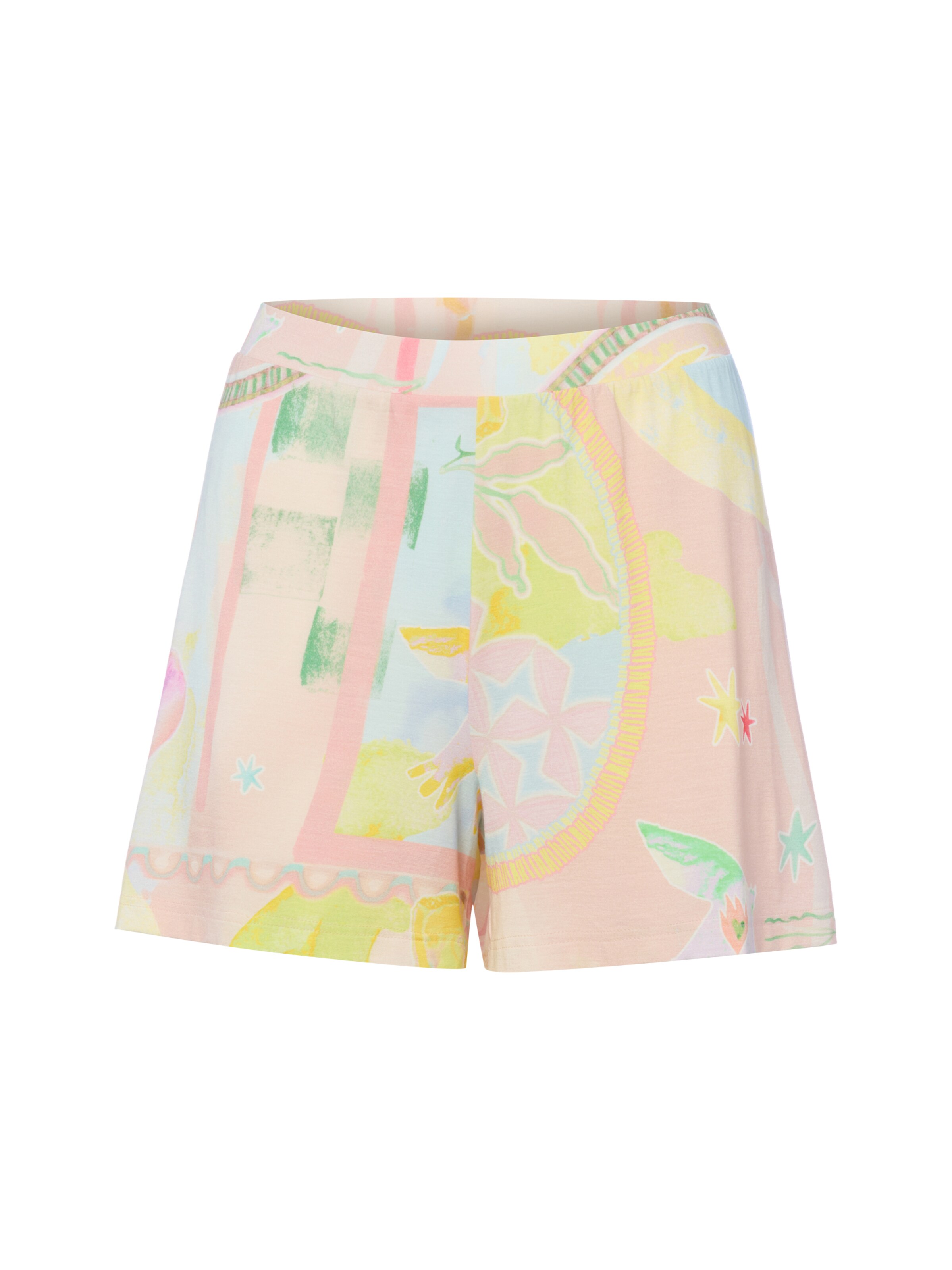 Pantalon de pyjama Mey en mélange de couleurs : devant