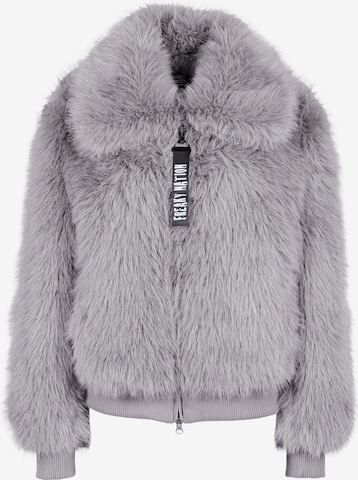 Geacă de iarnă ' Ellinor' de la FREAKY NATION pe gri: față