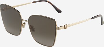 JIMMY CHOO - Gafas de sol 'VELLA' en oro: frente