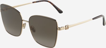 JIMMY CHOO Sunglasses 'VELLA' in Gold: front
