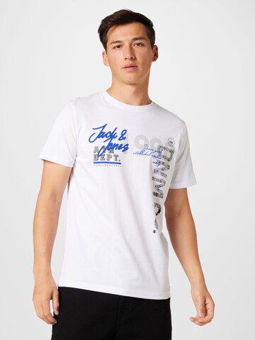 JACK & JONES Shirt 'BLUSTREAM' in White: front