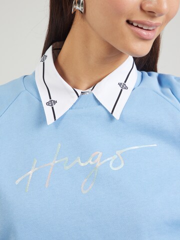 HUGO Sweatshirt 'Darace' in Blauw