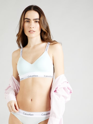 Calvin Klein Underwear - Soutien Bustier Soutien em azul: frente