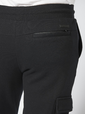 KOROSHI Tapered Cargo Pants in Black