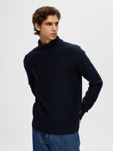 Pullover 'AXEL' di SELECTED HOMME in blu: frontale