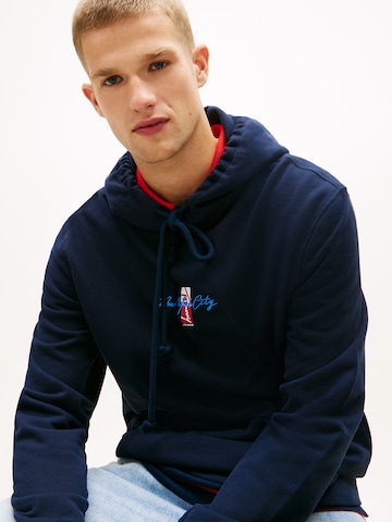 Tommy Jeans Mikina – modrá