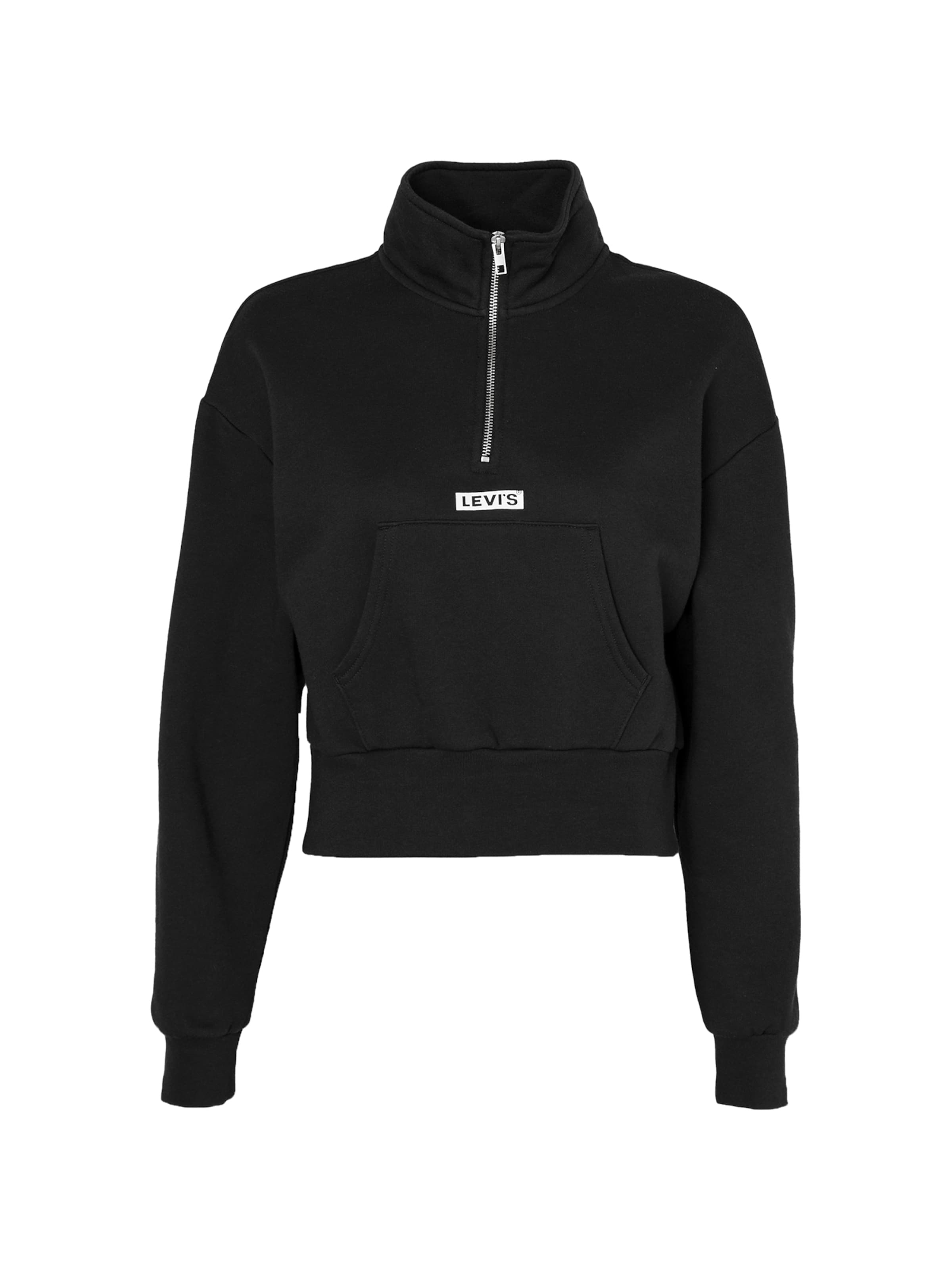 LEVI'S ®Gornji dio trenirke 'SARA' - crna boja: prednji dio