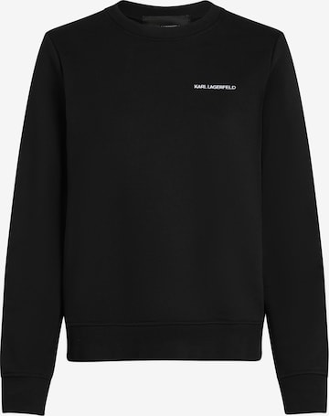 juoda Karl Lagerfeld Megztinis be užsegimo: priekis