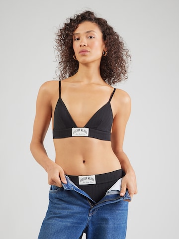 Calvin Klein Underwear Triangel BH in Zwart: voorkant