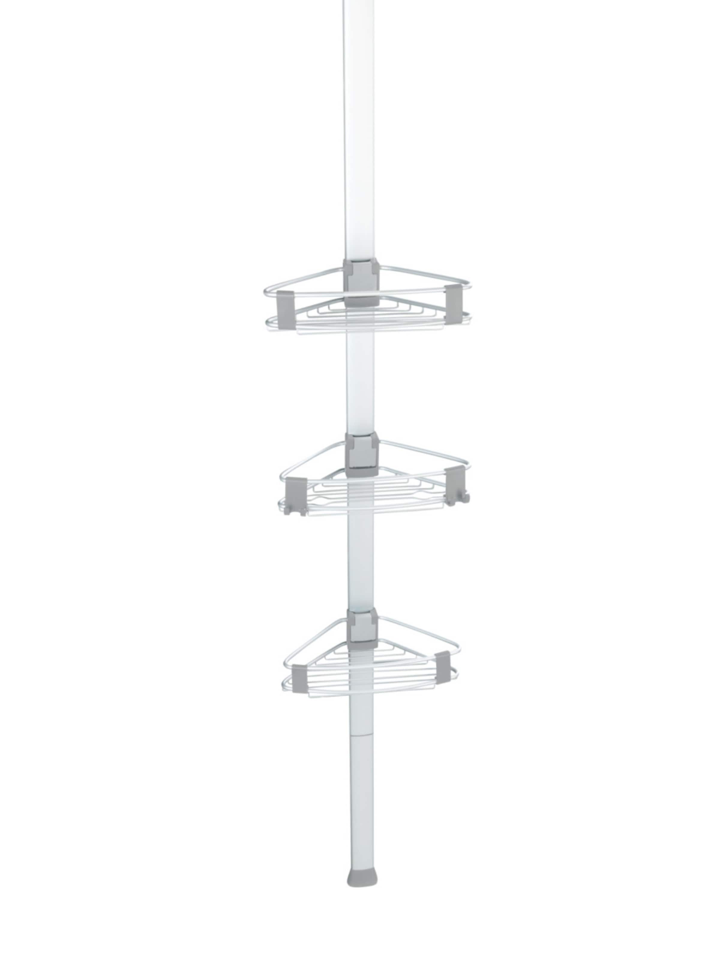 Wenko Shower Accessories 'Purio' in Silver: front