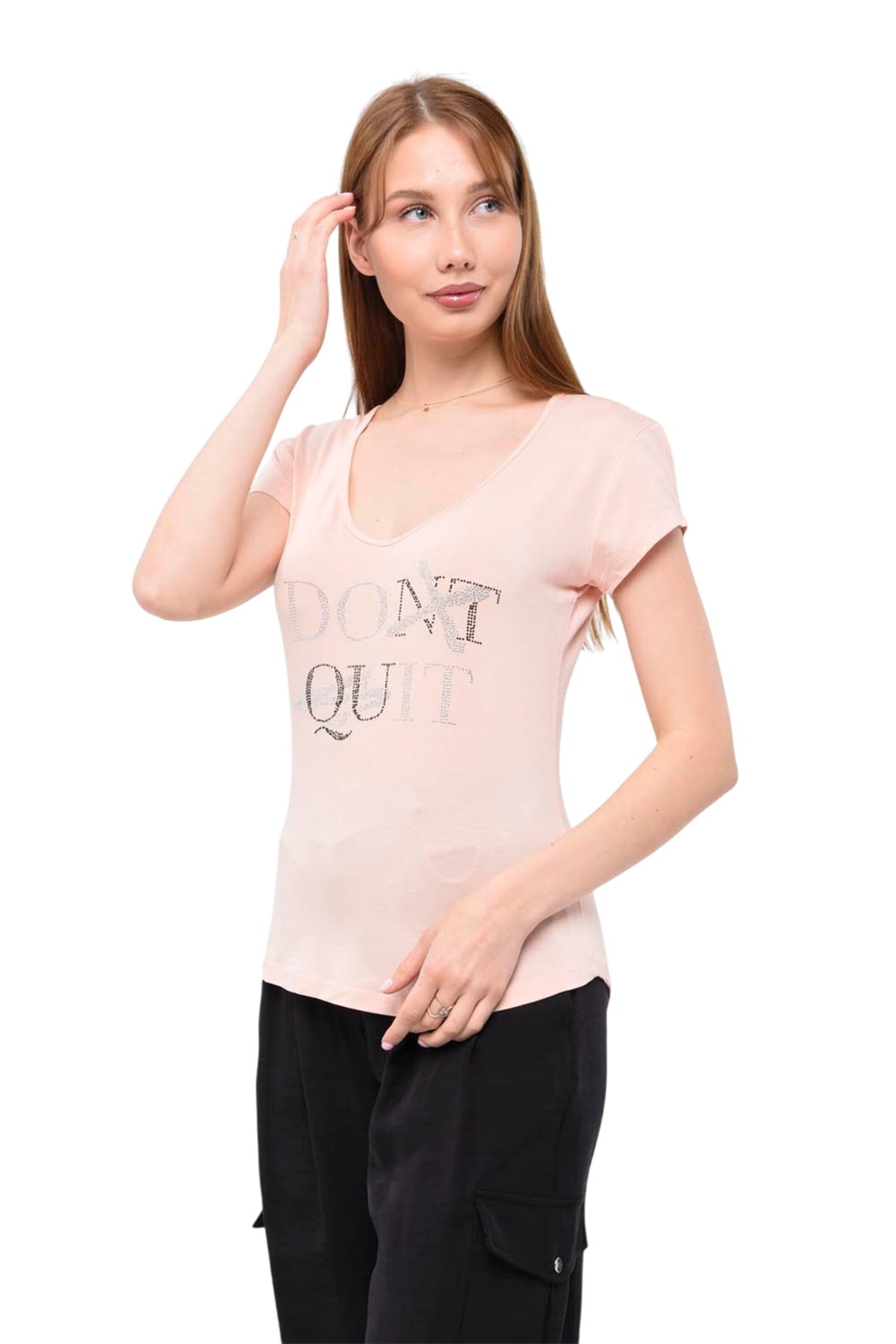 T-shirt HOME STORE en rose