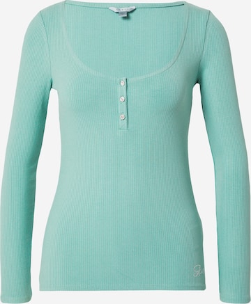 GUESS Shirt 'KARLEE' in Green: front